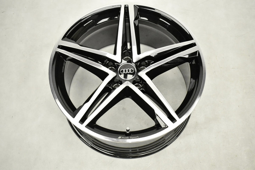 4x Alufelge 18 Zoll 8.5" 5x112 29ET Glanz Silber 8W0601025 Audi Rim Wheel FEL3682059682wl
