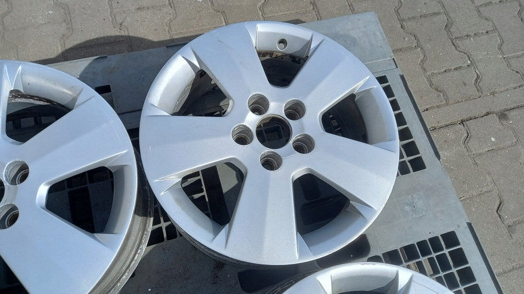 4x Alufelge 16 Zoll 6.5" 5x110 41ET Glanz Silber 09179595 Opel Rim Wheel FEL2603810980bx