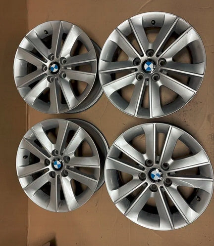4x Alufelge 17 Zoll 7.0" 5x120 47ET Glanz Silber 6775621 BMW E88 E81 E82 E87 FEL9964068957hp