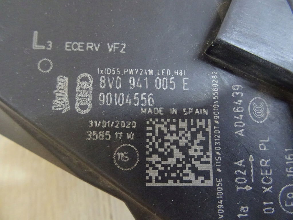 Frontscheinwerfer Audi A3 8V0941005E Xenon Links Scheinwerfer Headlight SCH3303693426wf