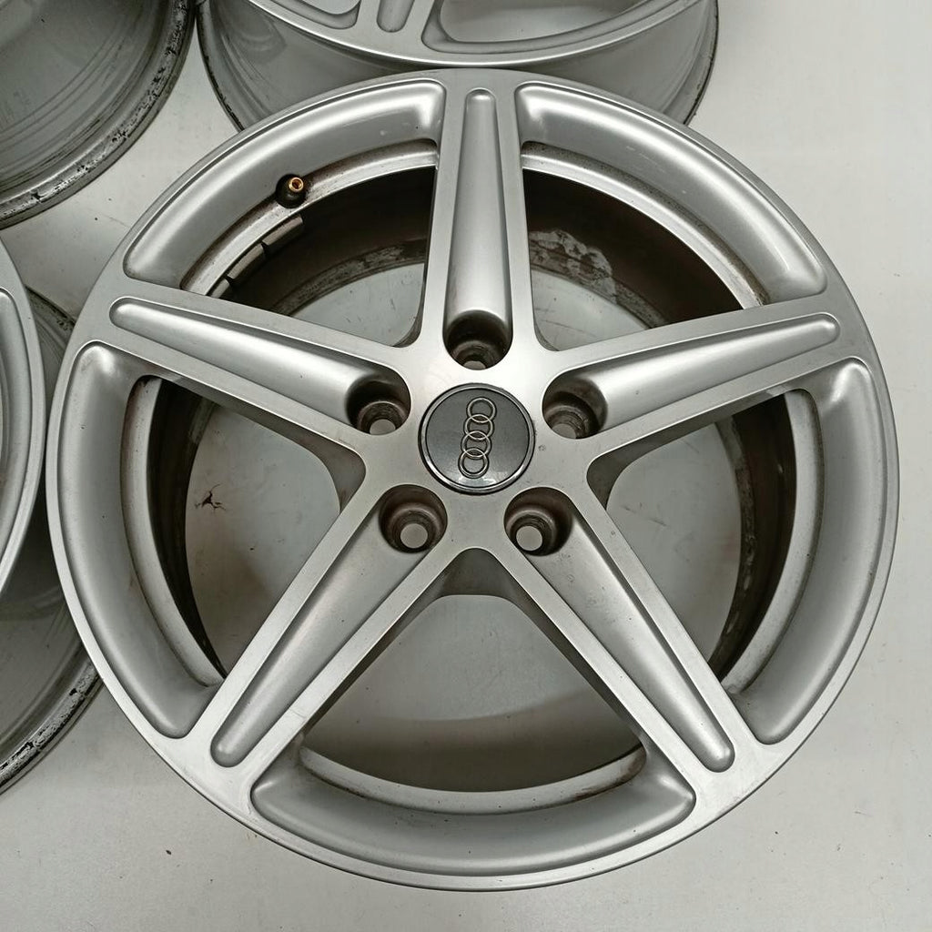 4x Alufelge 16 Zoll 7.0" 5x112 35ET Glanz Silber 8W06001025EF Audi A4 B9 FEL5112257702qj