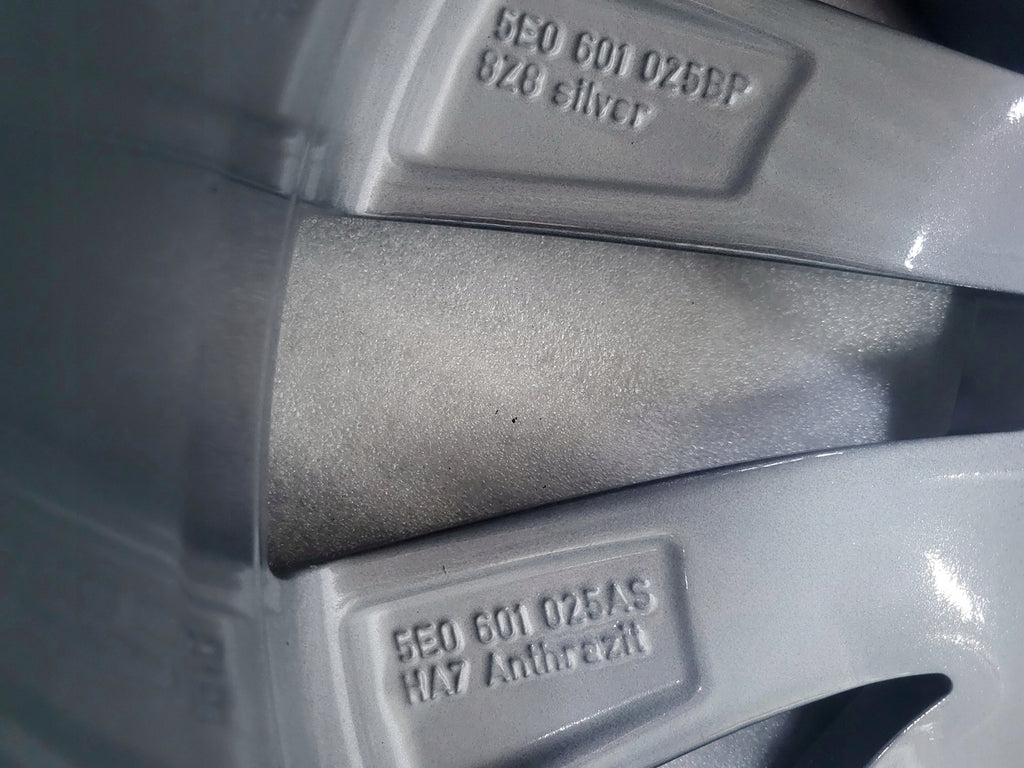 1x Alufelge 18 Zoll 7.5" 5x112 51ET 5E0601025AS Skoda Octavia Iii Rim Wheel