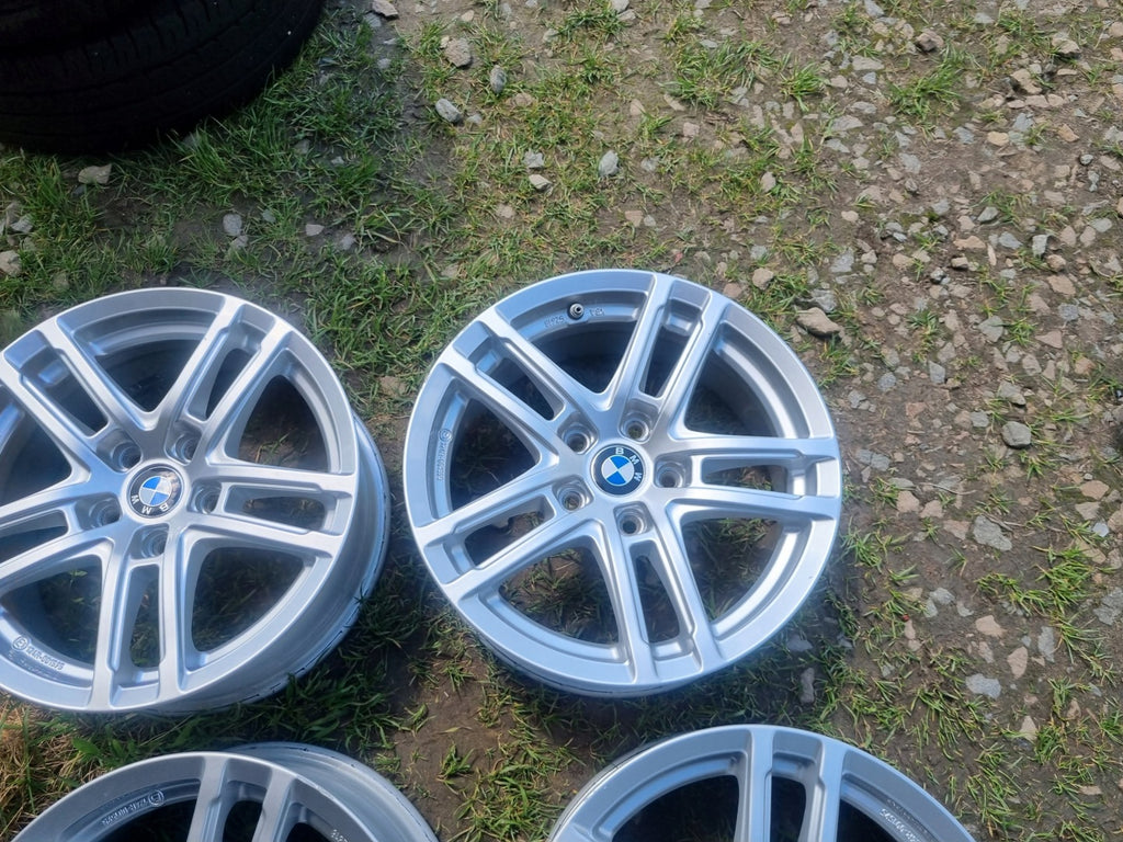 4x Alufelge 16 Zoll 6.5" 5x112 22ET Glanz Silber KBA52618 BMW 3 Rim Wheel FEL6701295320ty