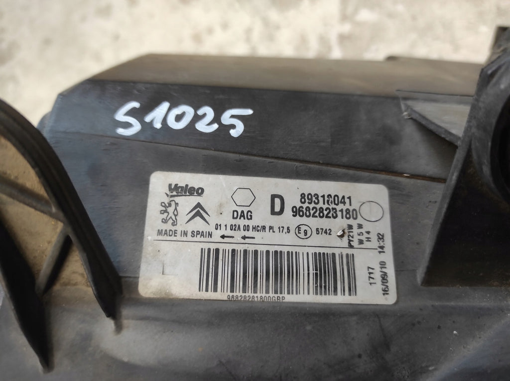 Frontscheinwerfer Citroën Berlingo II 08-9682828180 PAW4025 Rechts Headlight