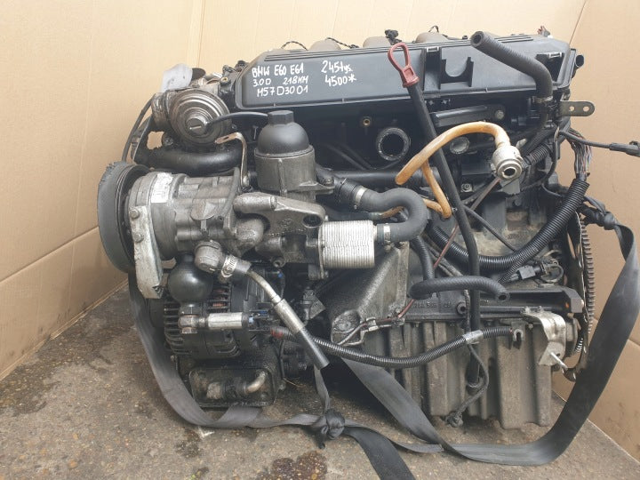 Motor BMW E60 E61 M57D3001 3.0 218PS 245TKm Diesel Engine Unkomplett MOT8901481325nc