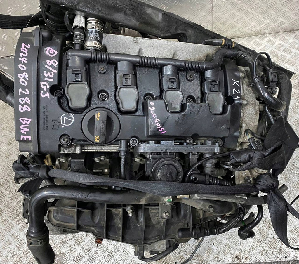 Motor Audi A4 BWE 2.0 TFSI 200PS 147kW 2007 Benzin Engine Komplett