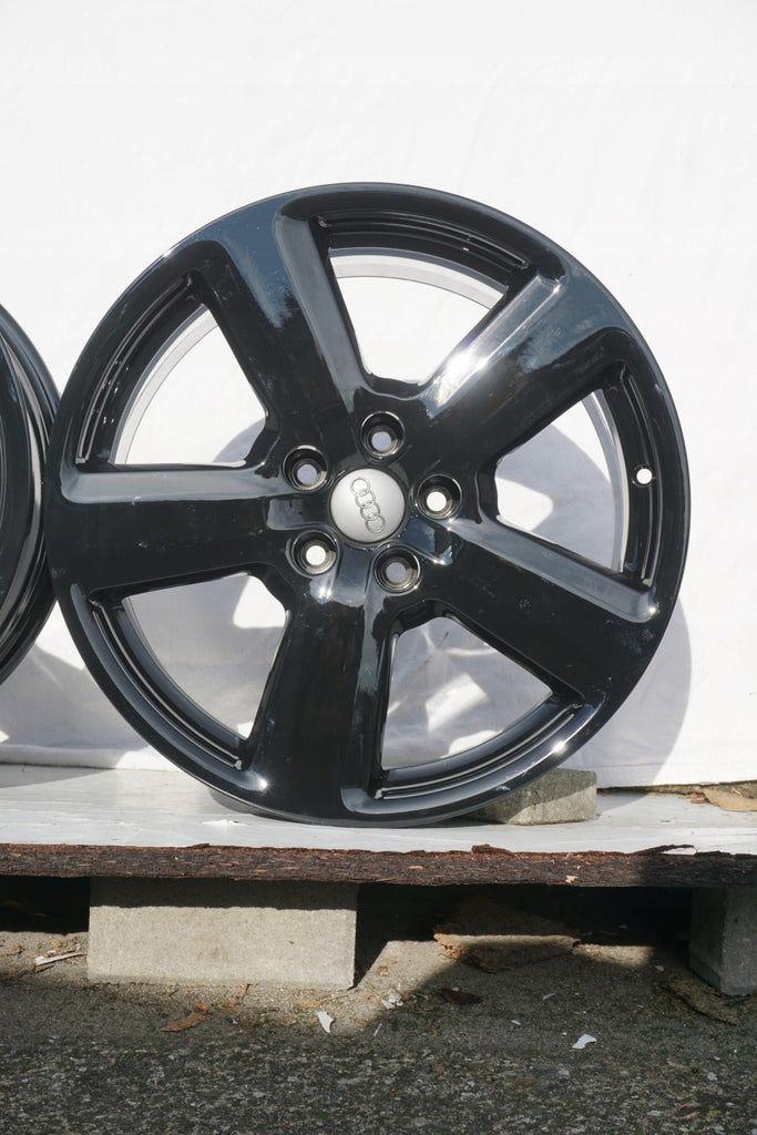 4x Alufelge 18 Zoll 8.0" 5x112 43ET Glanz Silber 8E0601025 Audi Rim Wheel FEL1032651336bi