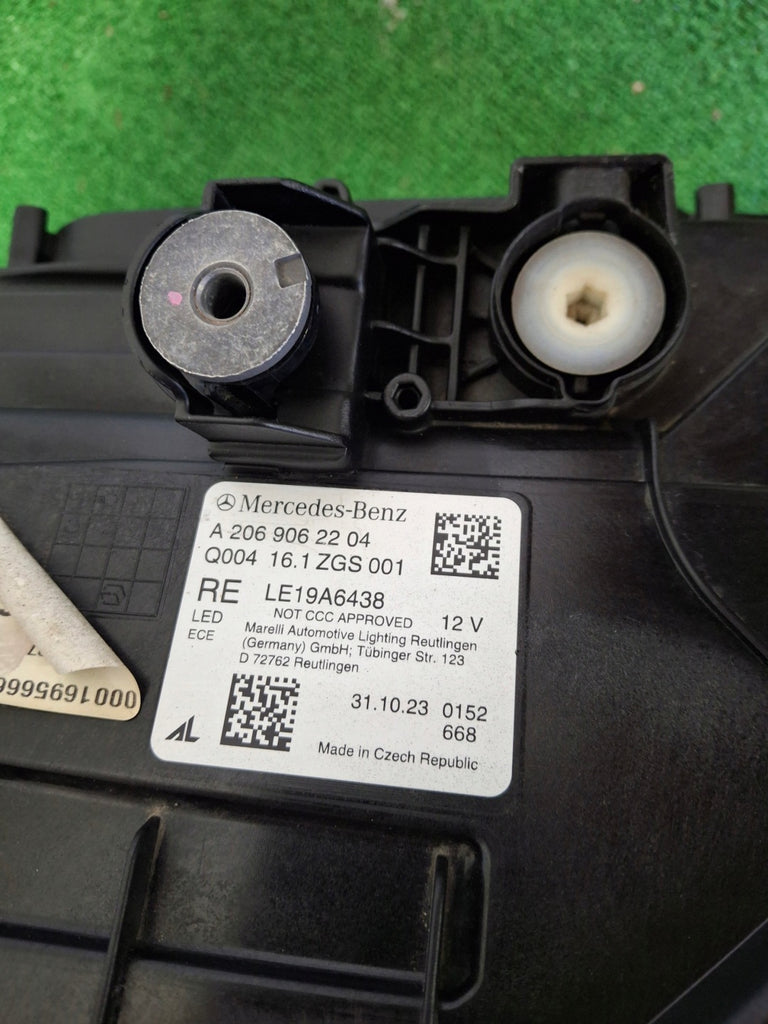 Frontscheinwerfer Mercedes-Benz W206 A2069062204 LED Rechts Headlight SCH1280507777jc