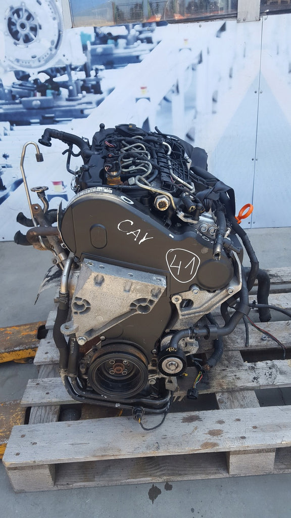 Motor VW Polo CAY 1.6 TDI 144TKm Diesel Engine Komplett