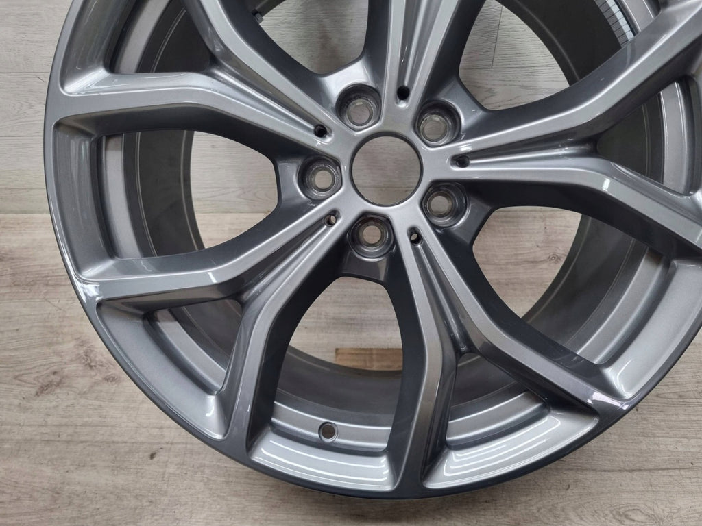 1x Alufelge 19 Zoll 9.0" 5x112 38ET Glanz Grau 6883752 BMW X5 G05 Rim Wheel FEL9030435146dw