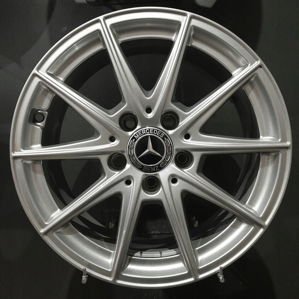 4x Alufelge 16 Zoll 6.5" 5x112 44ET Glanz Silber A1774011100 Mercedes-Benz W177 FEL7715689407jk
