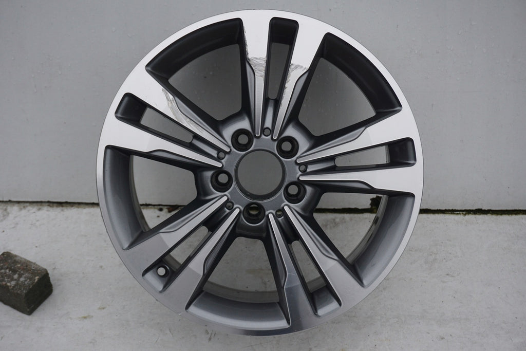 1x Alufelge 17 Zoll 7.5" 5x112 45ET Glanz A2074012102 Mercedes-Benz Rim Wheel