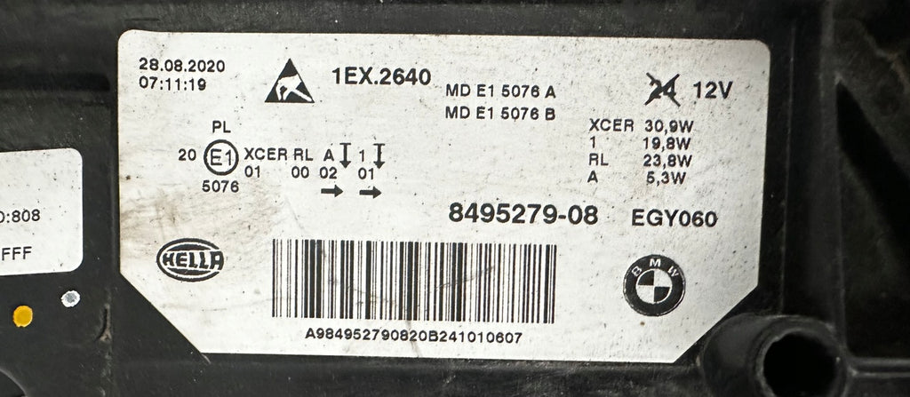 Frontscheinwerfer BMW 5 G31 G30 8495279 Links Scheinwerfer Headlight SCH7058799287kj