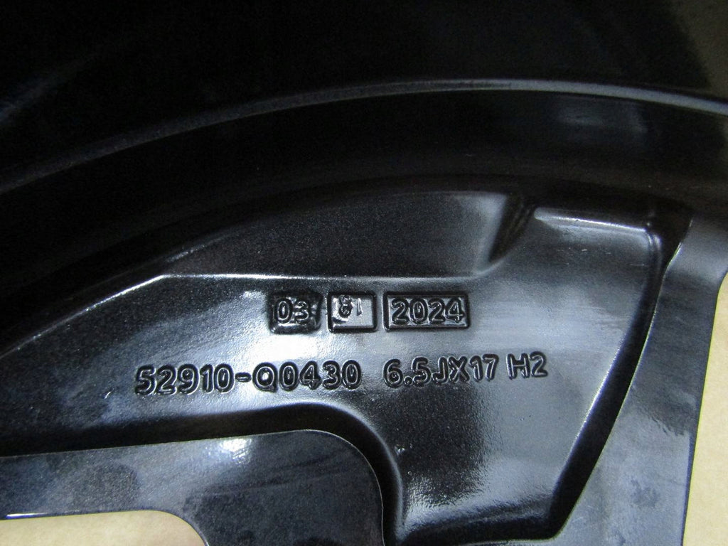 1x Alufelge 17 Zoll 6.5" 4x100 50ET 52910-Q0430 Hyundai Bayon Rim Wheel FEL3605338017vm