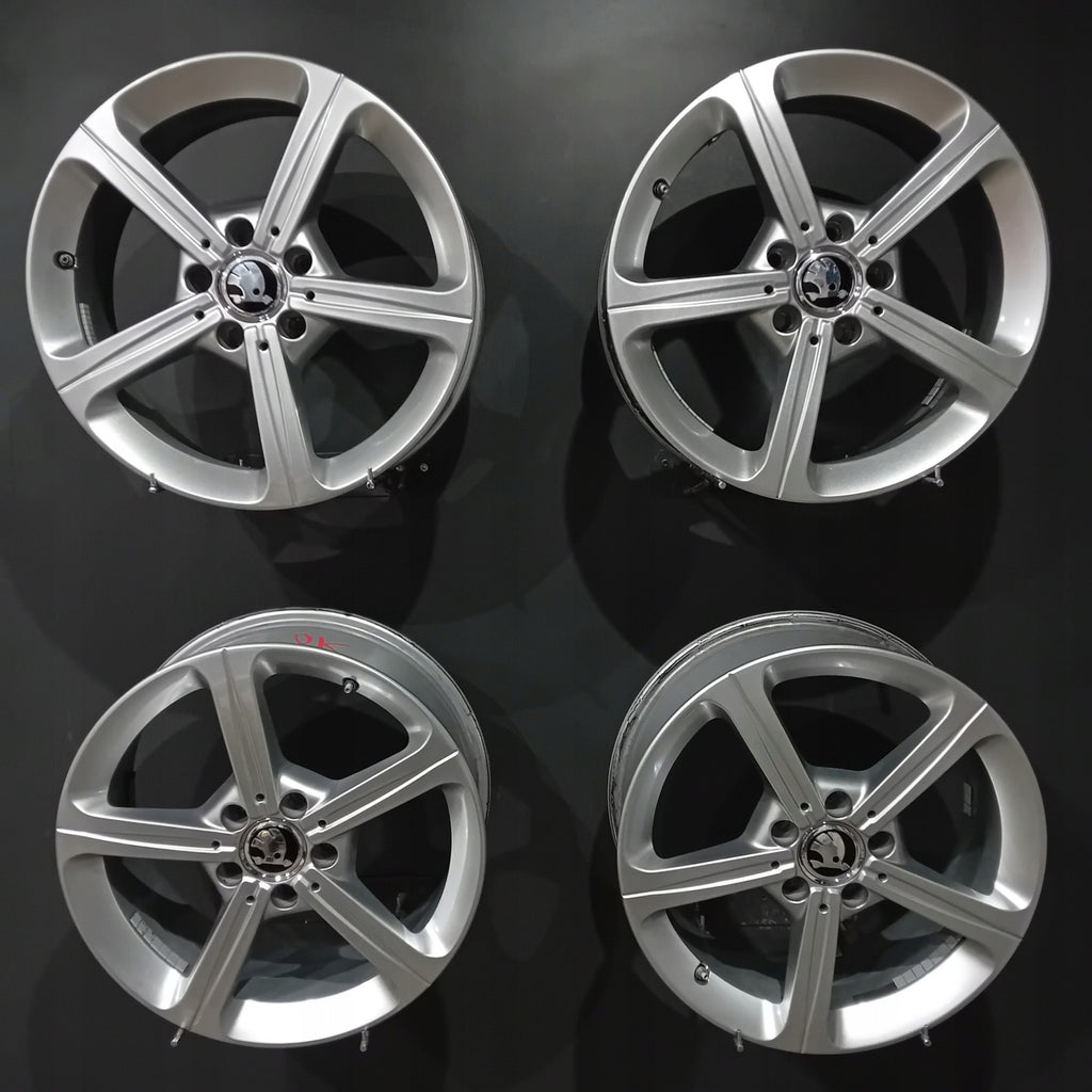4x Alufelge 17 Zoll 6.5" 5x112 44ET Glanz Mercedes-Benz Octavia I Rim Wheel FEL3522151398hh