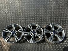 Load image into Gallery viewer, 3x Alufelge 16 Zoll 7.0" 5x108 50ET Glanz Silber CM5C-1007-DA Ford Focus C Max FEL1107823484fv