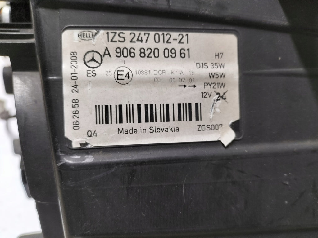 Frontscheinwerfer Mercedes-Benz Sprinter A9068200961 Xenon Links Headlight SCH5236612791lm