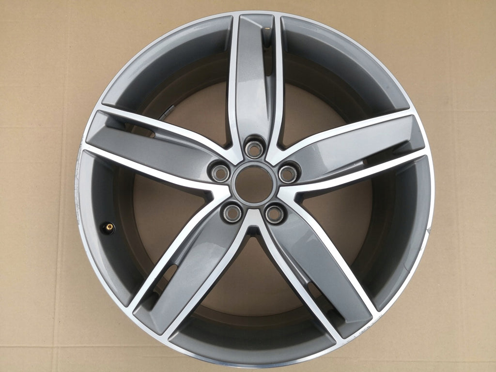 1x Alufelge 19 Zoll 8.0" 5x112 49ET Glanz Grau 8V0601025AS Audi A3 Mg Rim Wheel