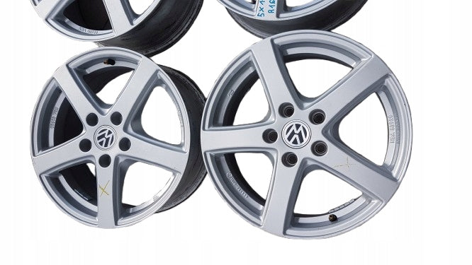 4x Alufelge 16 Zoll 6.5" 5x112 41ET Audi I Rim Wheel FEL4427103348jw