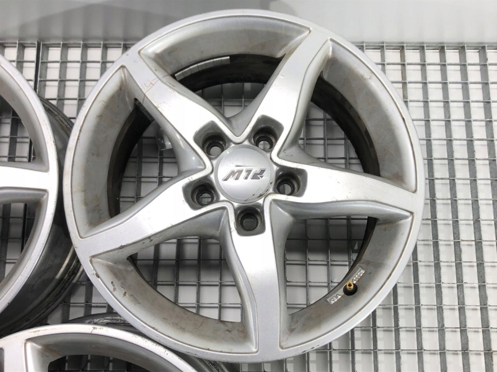 1x Alufelge 16 Zoll 6.0" 5x112 46ET Glanz Silber Audi Rim Wheel