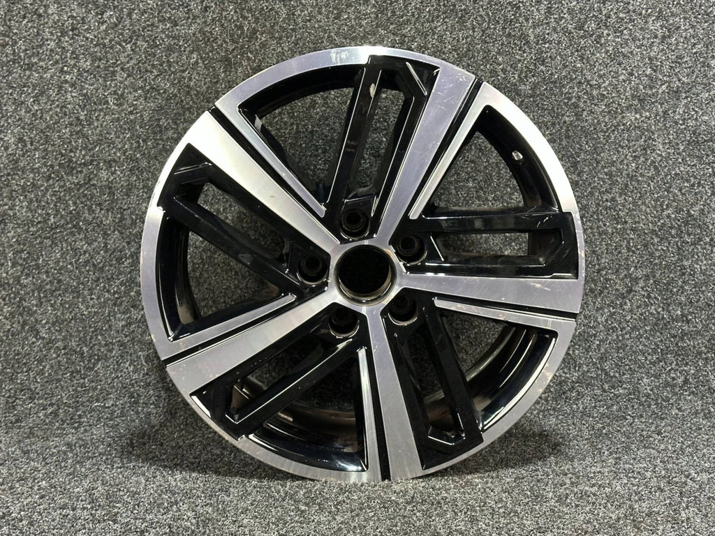 1x Alufelge 17 Zoll 6.5" 5x112 49ET Glanz Schwarz 2K7601025C VW Caddy V FEL6620592188id