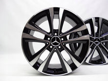 Load image into Gallery viewer, 4x Alufelge 18 Zoll 7.5&quot; 5x112 49ET Glanz Schwarz A1774012700 Mercedes-Benz W177