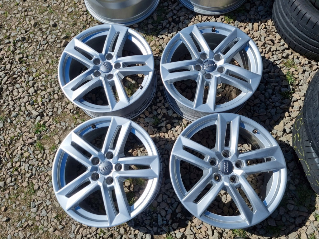 4x Alufelge 17 Zoll 7.0" 5x112 42ET Glanz Silber 8W0601025P Audi Rim Wheel FEL6458979846su