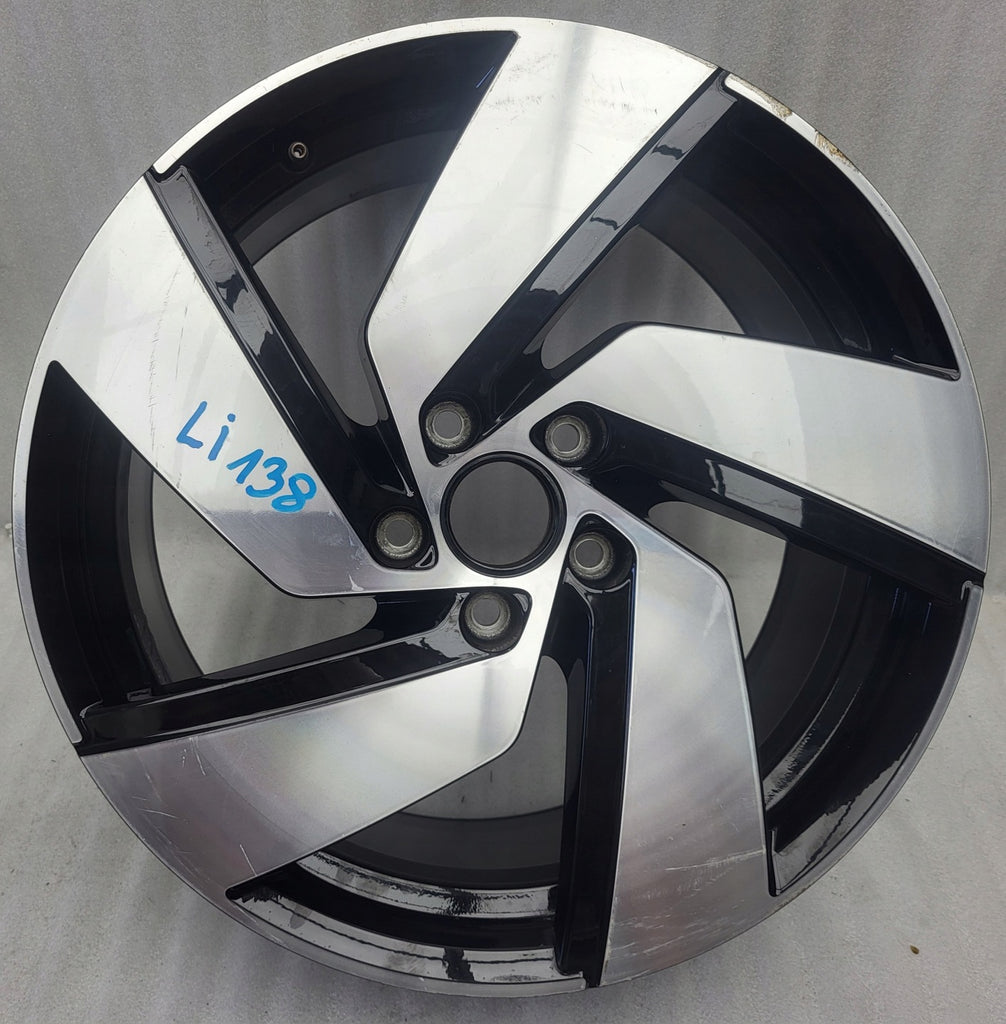 1x Alufelge 18 Zoll 7.5" 5x112 51ET Glanz Schwarz 5H0601025H VW Golf Rim Wheel FEL4752145008is