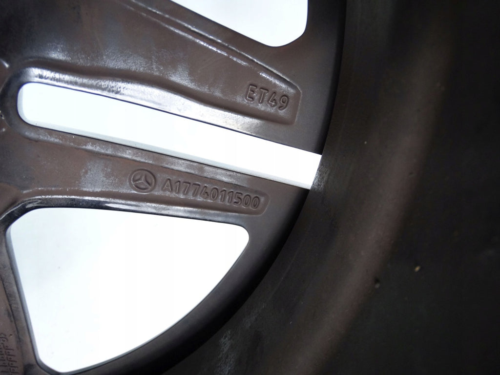 1x Alufelge 18 Zoll 7.5" 5x112 49ET Glanz Schwarz A1774011500 Mercedes-Benz W177 FEL4823838509uz