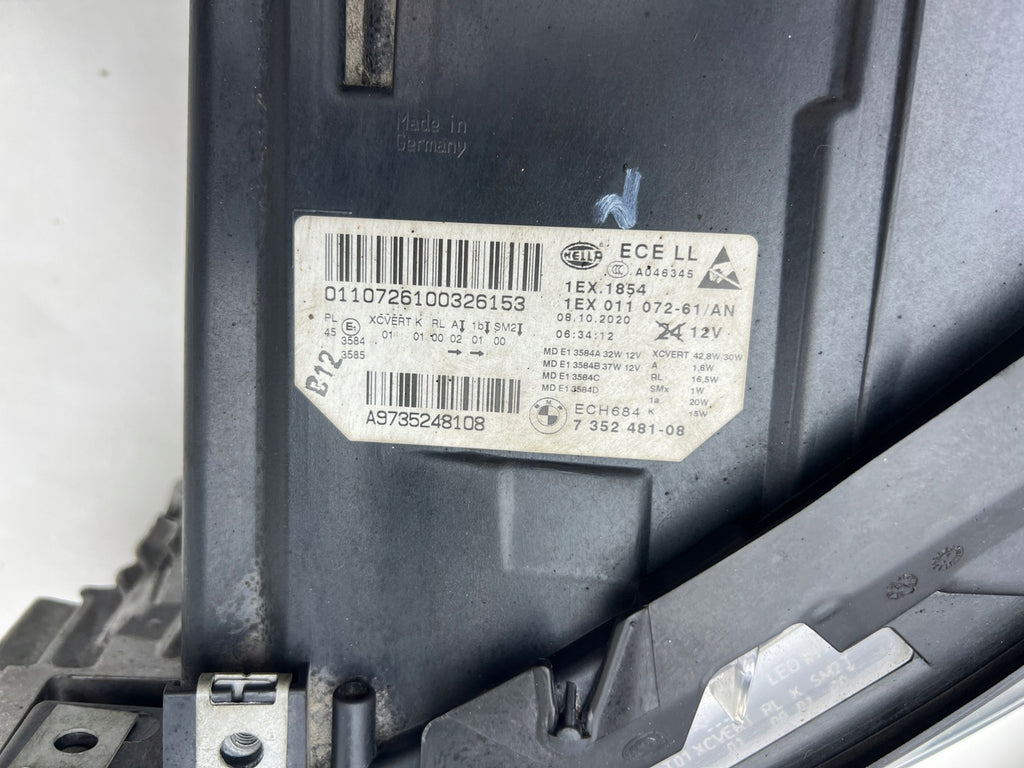 Frontscheinwerfer BMW 5 F11 F10 7352481 LED Links Scheinwerfer Headlight SCH4346272404vj