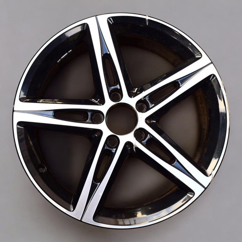 1x Alufelge 18 Zoll 7.5" 5x112 49ET Glanz Schwarz A1774010700 Mercedes-Benz W177