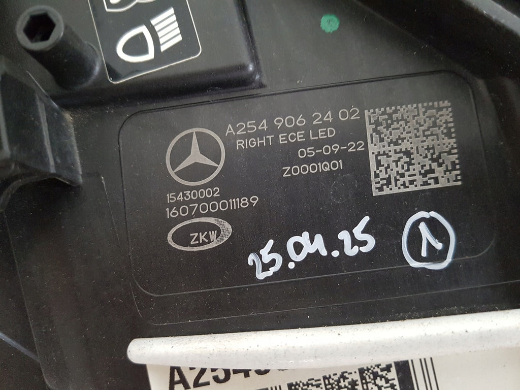 Frontscheinwerfer Mercedes-Benz Glc A2549062402 LED Rechts Headlight SCH5961863378lh