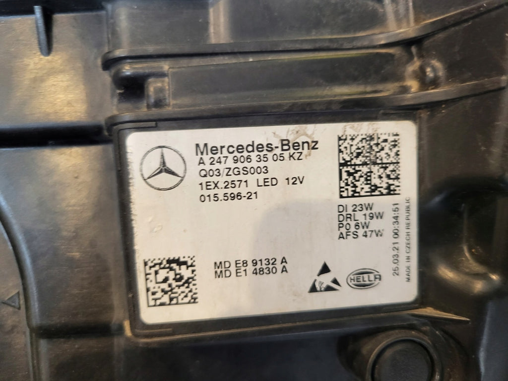 Frontscheinwerfer Mercedes-Benz Gla A2479063505 Links Scheinwerfer Headlight SCH6640107454te