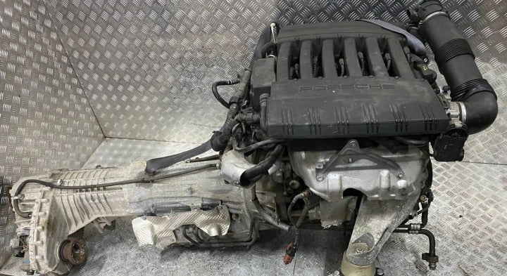 Motor Porsche Cayenne M55 Benzin Engine Komplett MOT6698556244cx