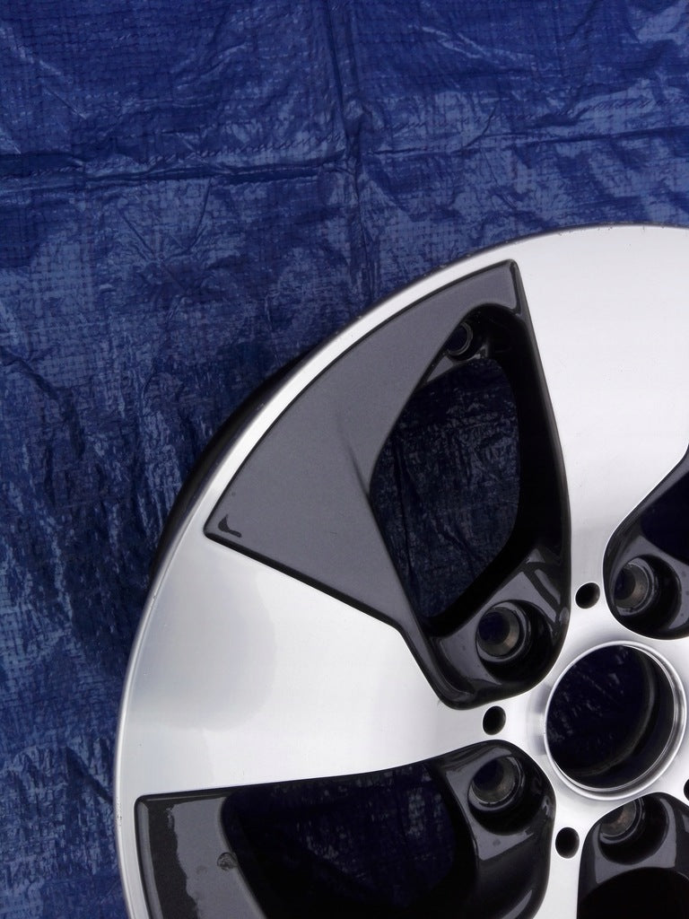 1x Alufelge 16 Zoll 7.0" 5x120 31ET Glanz Grau 6870611 BMW 3 F30 F31 Mg FEL1232059181es