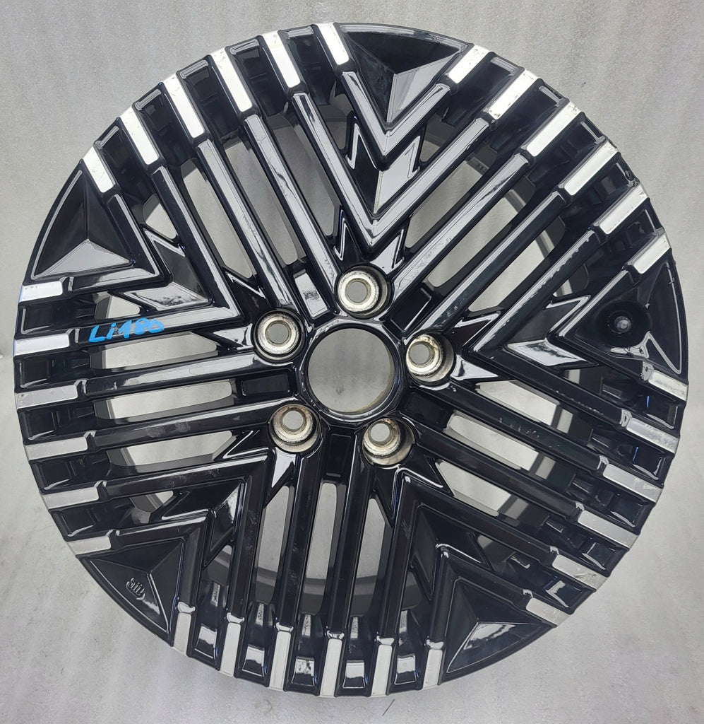 1x Alufelge 17 Zoll 6.5" 5x114.3 45ET Glanz Schwarz 6WK6B R88765 Nissan Pulsar FEL4681156936oe