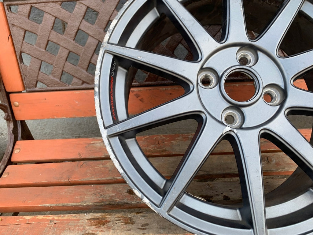 1x Alufelge 17 Zoll 7.0" 4x108 47,5ET Glanz Graphit HH1BJ-1007-A1A Ford Fiesta