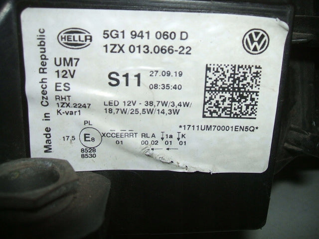 Frontscheinwerfer 5G1941060D LED Rechts Scheinwerfer Headlight