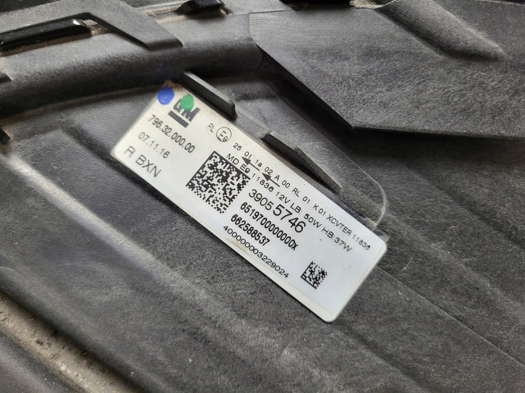 Frontscheinwerfer Opel Astra K 39055746 LED Rechts Scheinwerfer Headlight