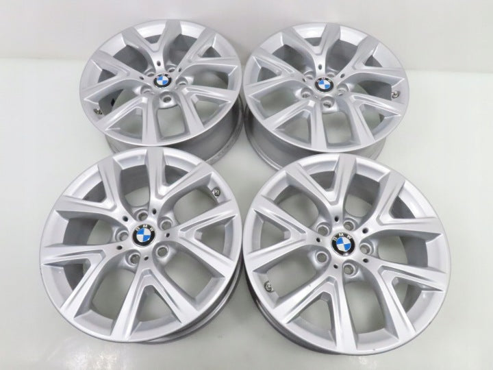 4x Alufelge 17 Zoll 6.5" 5x112 39ET Glanz Silber 6856076 BMW F39 X1 F48 FEL1422649351td