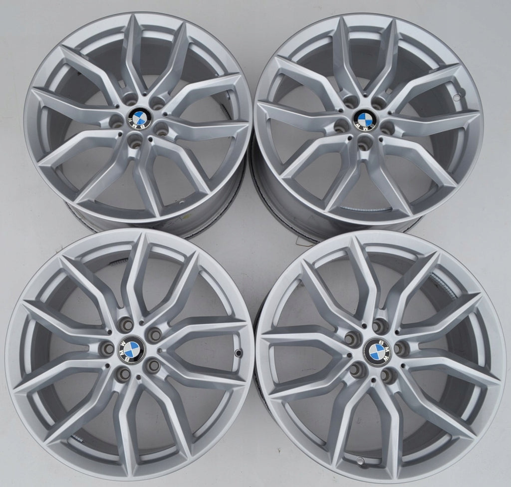 4x Alufelge 19 Zoll 9.0" 5x112 38ET Glanz Silber 6880685 BMW X5 G05 G06 FEL6967511436yz