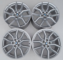 Laden Sie das Bild in den Galerie-Viewer, 4x Alufelge 19 Zoll 9.0" 5x112 38ET Glanz Silber 6880685 BMW X5 G05 G06 FEL6967511436yz