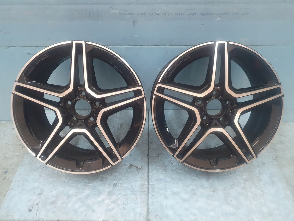 1x Alufelge 18 Zoll 7.5" 5x112 44ET A2054019500 Mercedes-Benz W205 Rim Wheel FEL1732018874tv