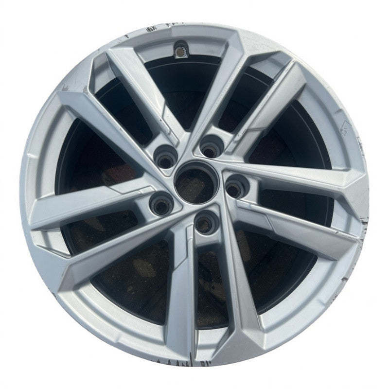 1x Alufelge 17 Zoll 6.5" 5x112 43ET Glanz Silber 8Y0601025L Audi A3 Rim Wheel