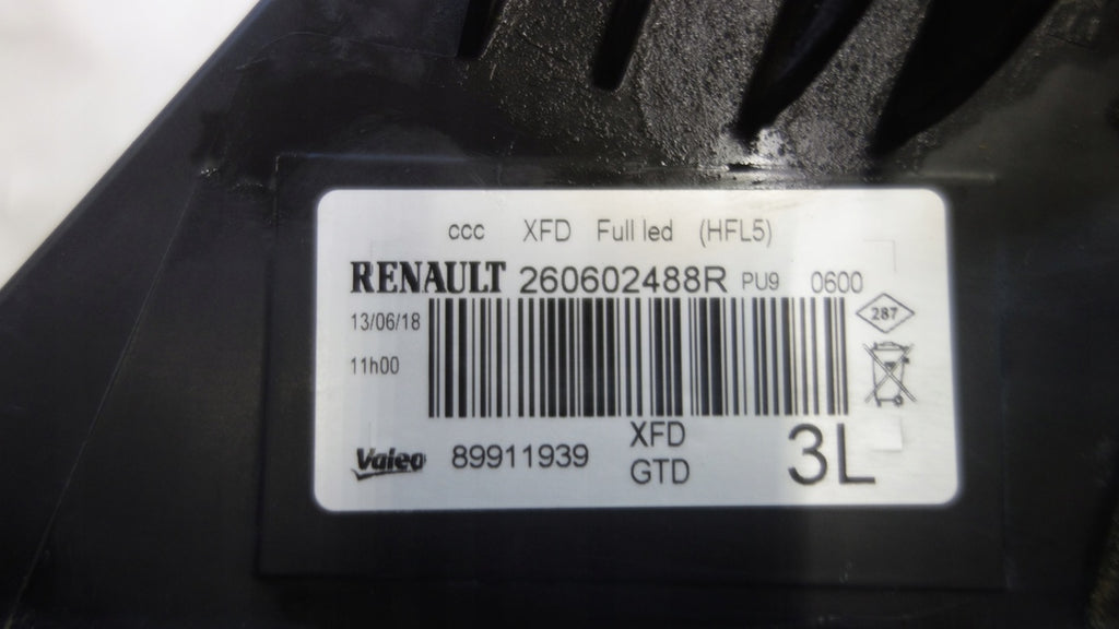 Frontscheinwerfer Renault Talisman 260602488R Full LED Links Headlight SCH1221479899tf