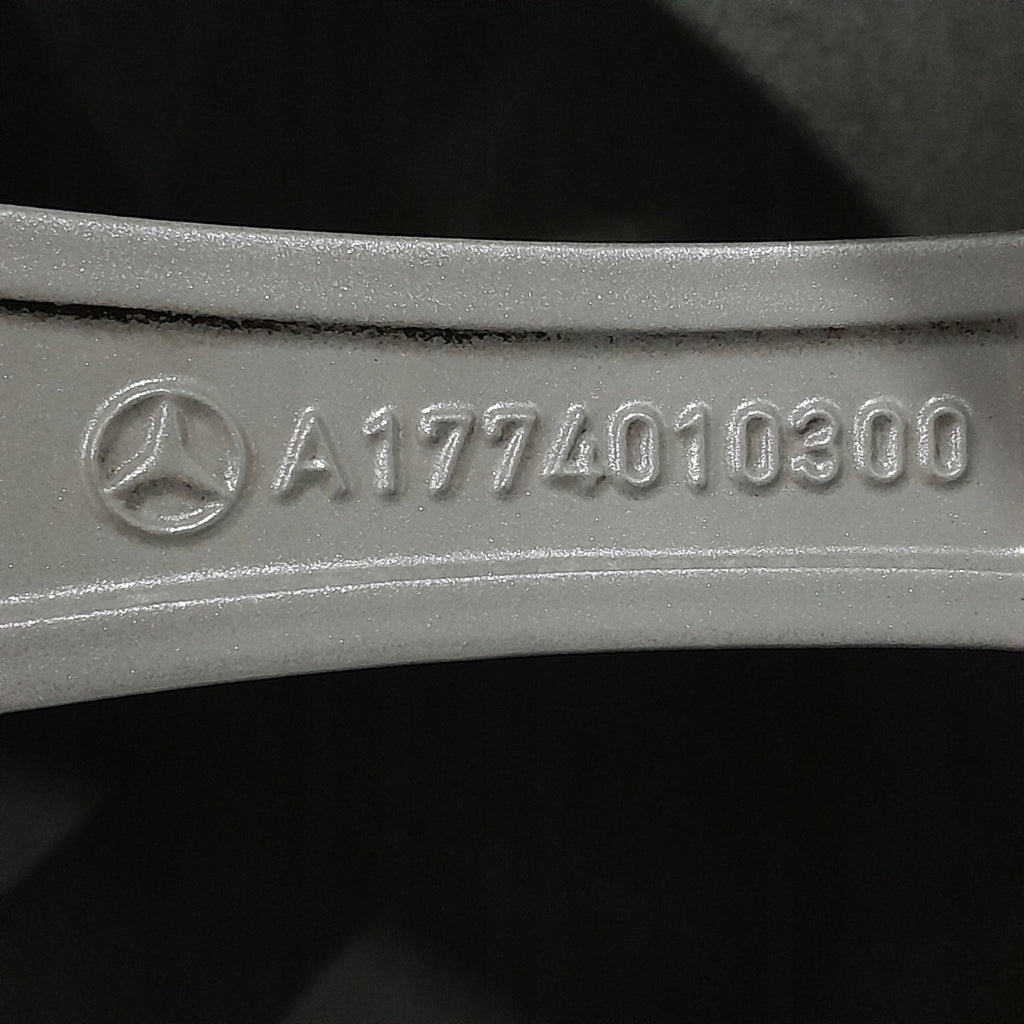 4x Alufelge 17 Zoll 6.5" 5x112 44ET Glanz Silber A1774010300 Mercedes-Benz W177 FEL3156534487ky