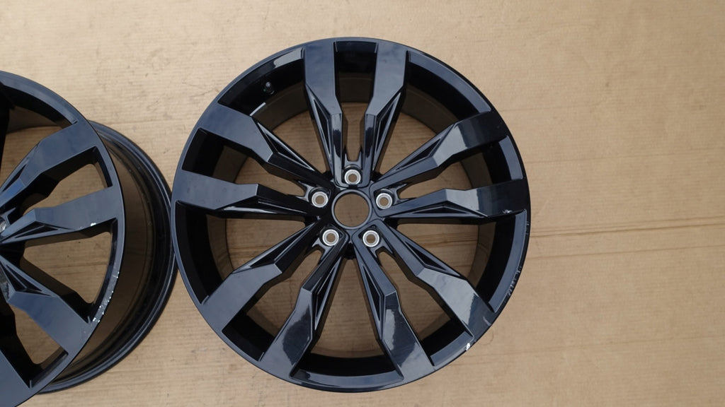 1x Alufelge 20 Zoll 8.5" 5x112 38ET Glanz Schwarz 5NA601025G VW Tiguan Rim Wheel FEL9920446938pq