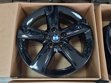 Load image into Gallery viewer, 1x Alufelge 17 Zoll 7.5" 5x120 54ET Schwarz 6855087 BMW 2 Active Tourer F45 F46 FEL4045222742rs