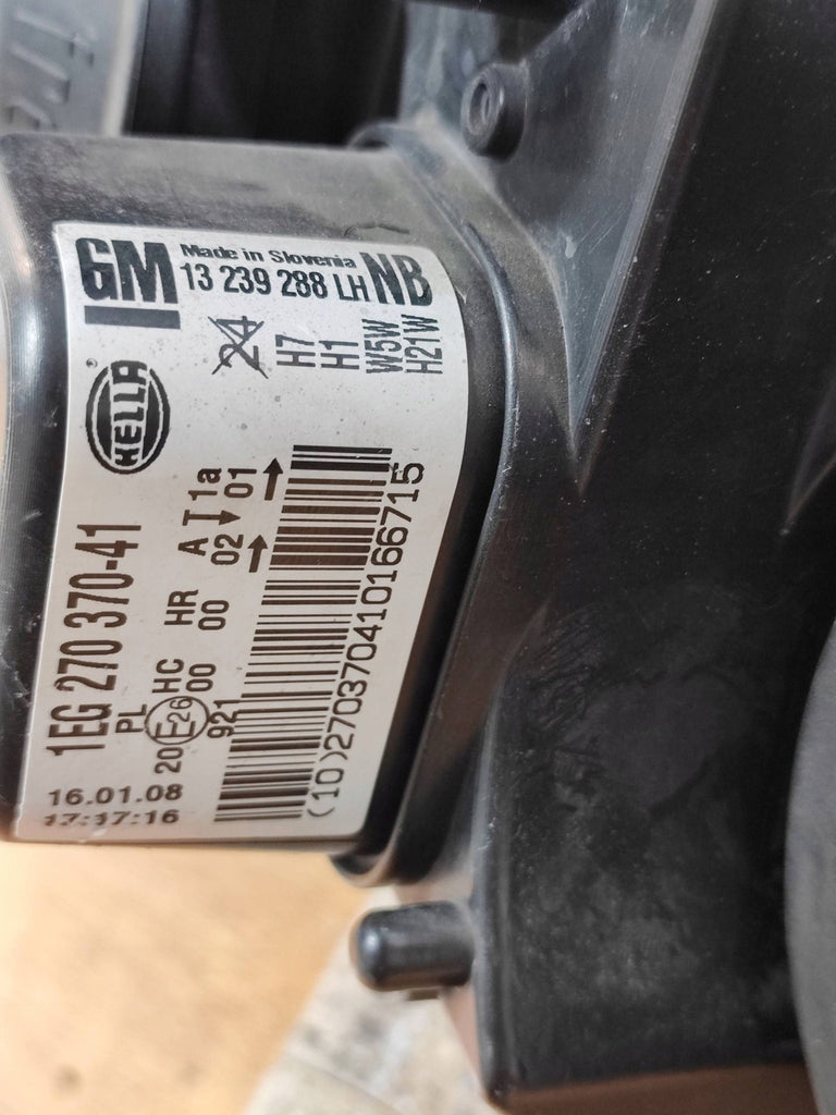 Frontscheinwerfer Opel Astra 13239288 1EG27037041 Links Scheinwerfer Headlight SCH9981716594ul