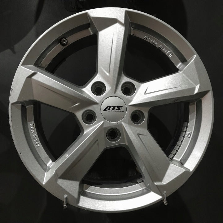 4x Alufelge 16 Zoll 6.5" 5x112 46ET Silber KBA52862 Skoda Octavia Iii Rim Wheel FEL8872347865sz